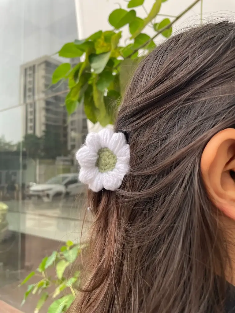 SINGLE puffy clawclip