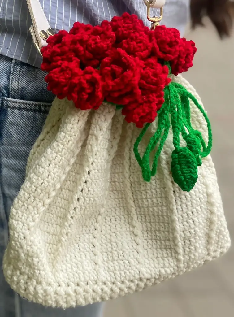Rose Bouquet Bag
