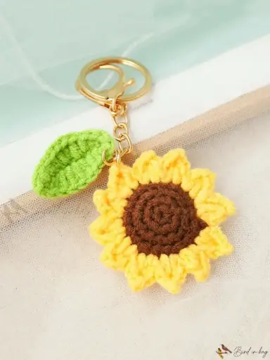 Sunflower keychain